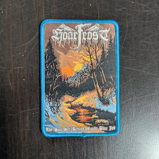 HOARFROST "The Sun Set Behind..." woven patch