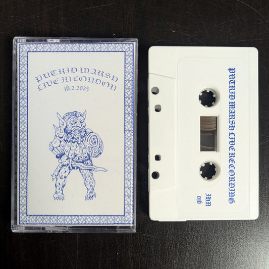PUTRID MARSH "Live in London" cassette tape