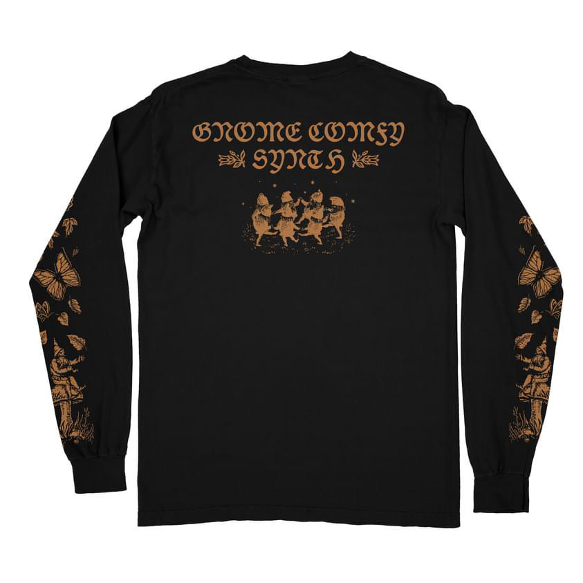 [SOLD OUT] DEEP GNOME Long Sleeve Shirt [2 color options: ORANGE or BLACK]