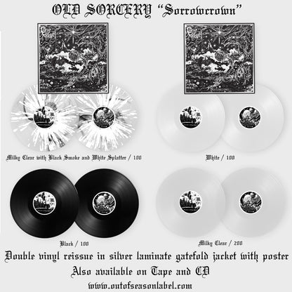 OLD SORCERY "Sorrowcrown" Deluxe Vinyl 2xLP (Silver Laminate Double LP Gatefold w/ poster, lim.500)