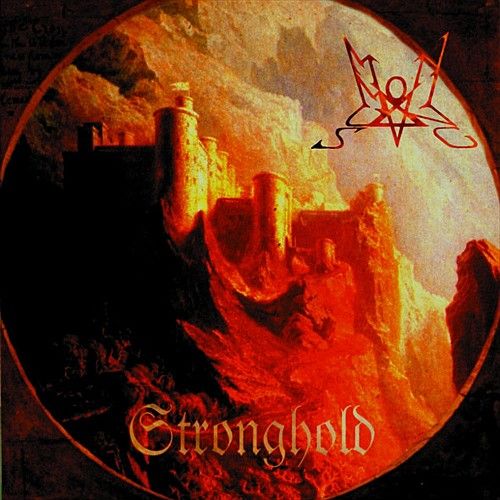 Summoning album cover with logo in upper right corner and album title on bottom