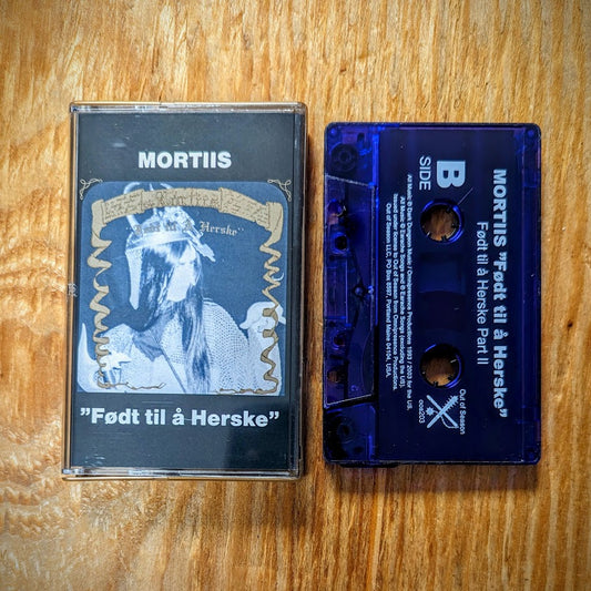 [SOLD OUT] MORTIIS "Født til å Herske" cassette tape (lim.250)