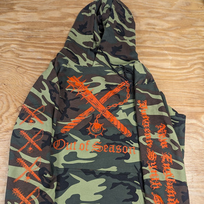 OUT OF SEASON "NEDSM" 4-Sided Pullover Hoodie [Army Camo] *NEW*