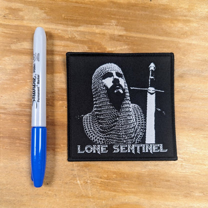 [SOLD OUT] LONE SENTINEL woven patch (black/white)