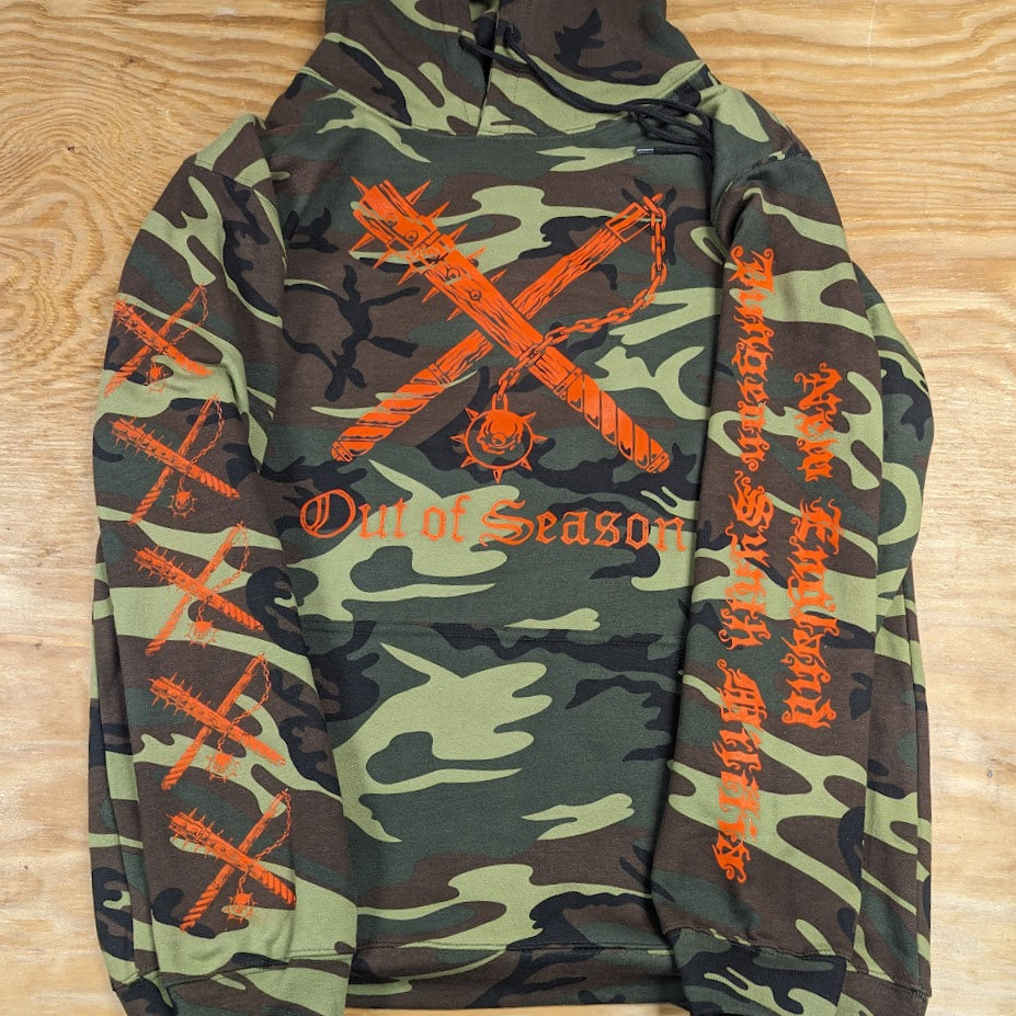 OUT OF SEASON "NEDSM" 4-Sided Pullover Hoodie [Army Camo] *NEW*