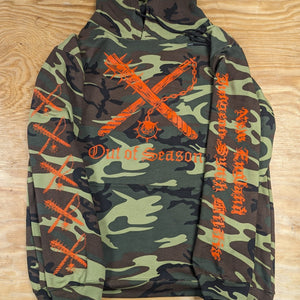OUT OF SEASON "NEDSM" 4-Sided Pullover Hoodie [Army Camo] *NEW*