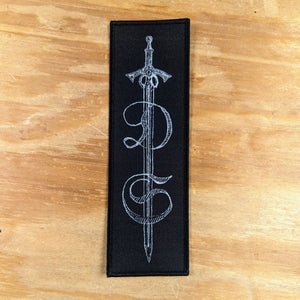 [SOLD OUT] DEPRESSIVE SILENCE woven patch (black/white)