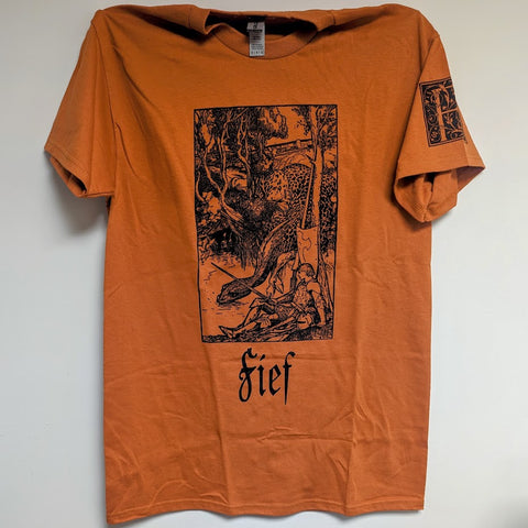 FIEF "To Rest in the Shade of Dragon Wings" T-Shirt [BURNT ORANGE]