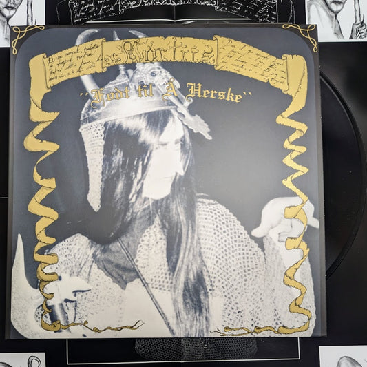 [SOLD OUT] MORTIIS "Født til å Herske" vinyl LP (gatefold w/ gold print + poster - BLACK / 100)