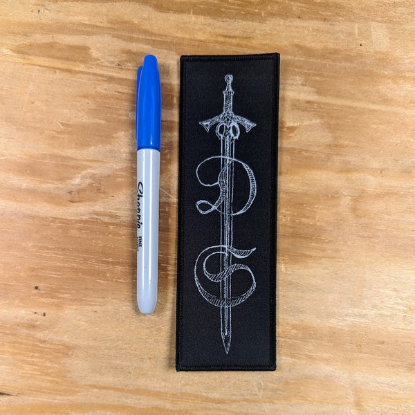 [SOLD OUT] DEPRESSIVE SILENCE woven patch (black/white)
