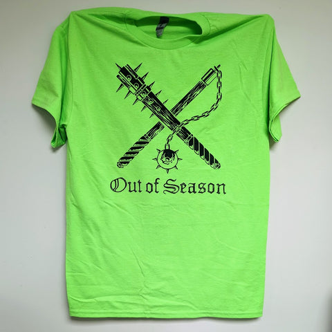 OUT OF SEASON "NEDSM" 2-Sided Neon Green T-Shirt