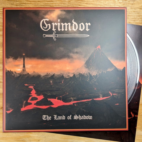 GRIMDOR "The Land of Shadow" vinyl LP (clear-100 or oxblood-250, w/insert)