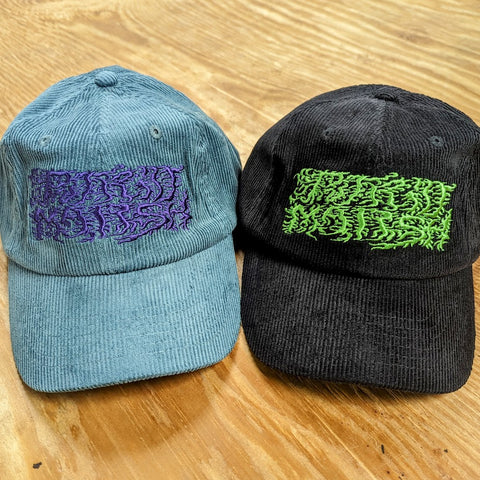 PUTRID MARSH "Music For Maniacs" Embroidered Corduroy Dad Hat (2 COLOR OPTIONS)