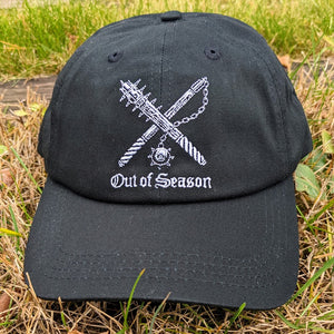 OUT OF SEASON "NEDSM" Embroidered Dad Hat [Black]