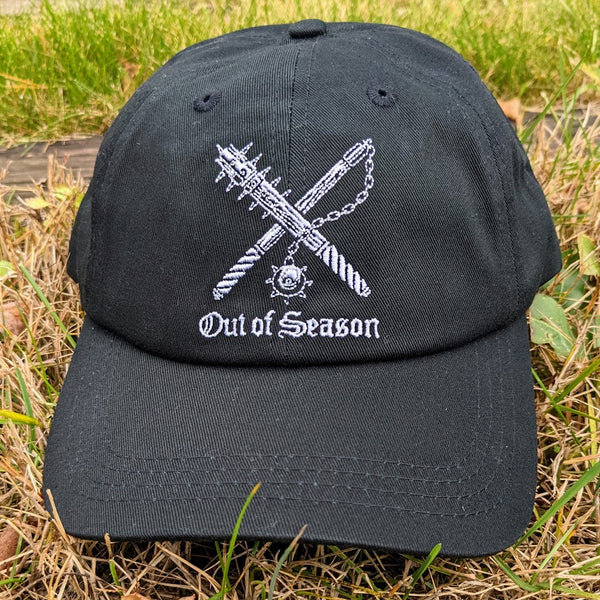 OUT OF SEASON "NEDSM" Embroidered Dad Hat [Black]
