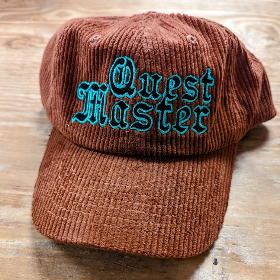 QUEST MASTER "Fantasy Synthesizer Music" Embroidered Corduroy Dad Hat (3 color options)