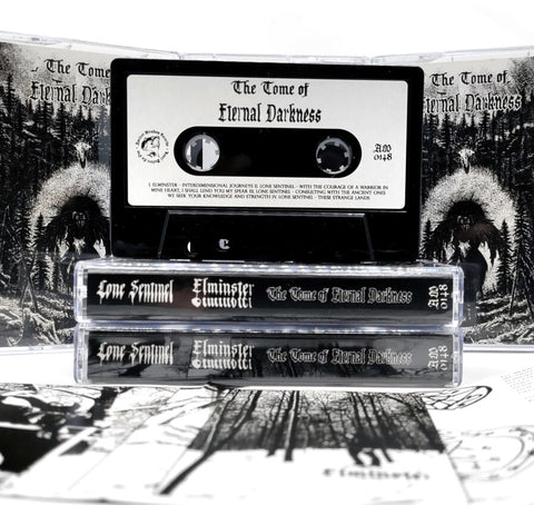 ELMINSTER / LONE SENTINEL "The Tome of Eternal Darkness" Cassette Tape