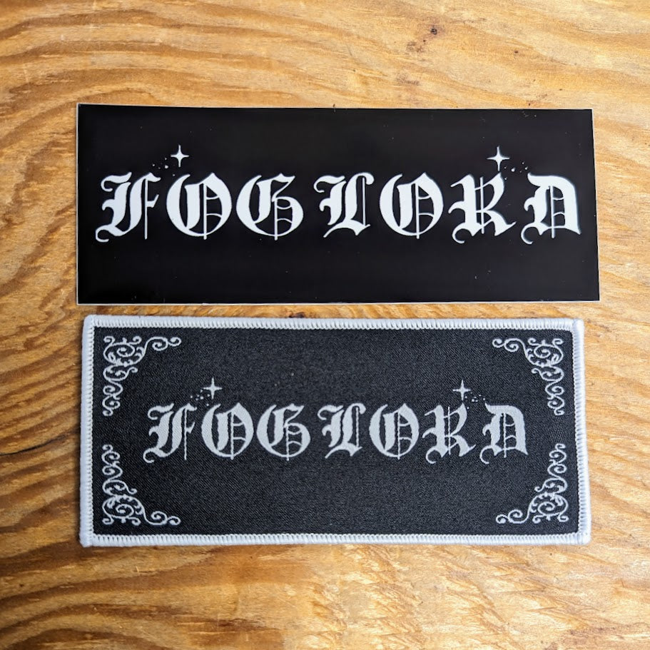 [SOLD OUT] FOGLORD Logo Patch + Sticker Set