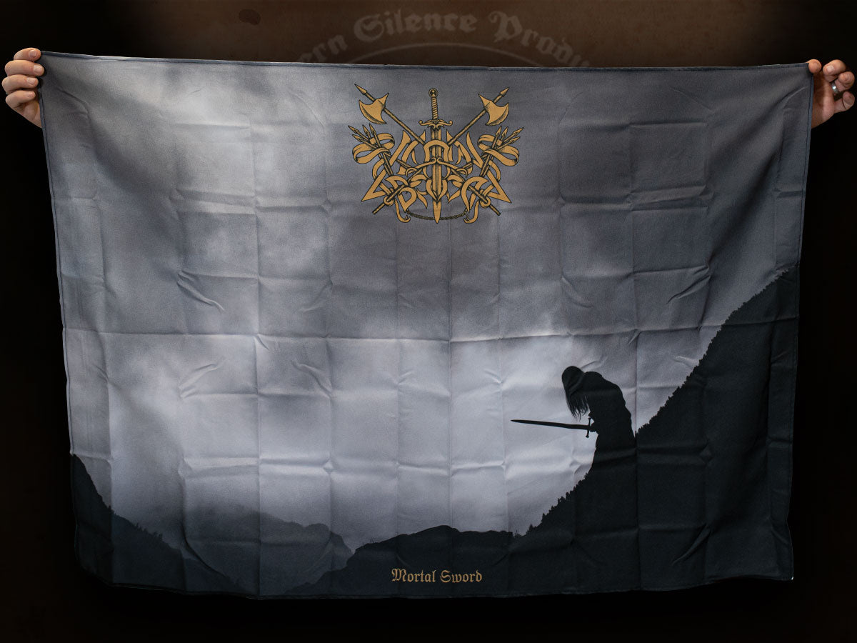 [SOLD OUT] CALADAN BROOD "Mortal Sword" 3'x4' Fabric Wall Flag