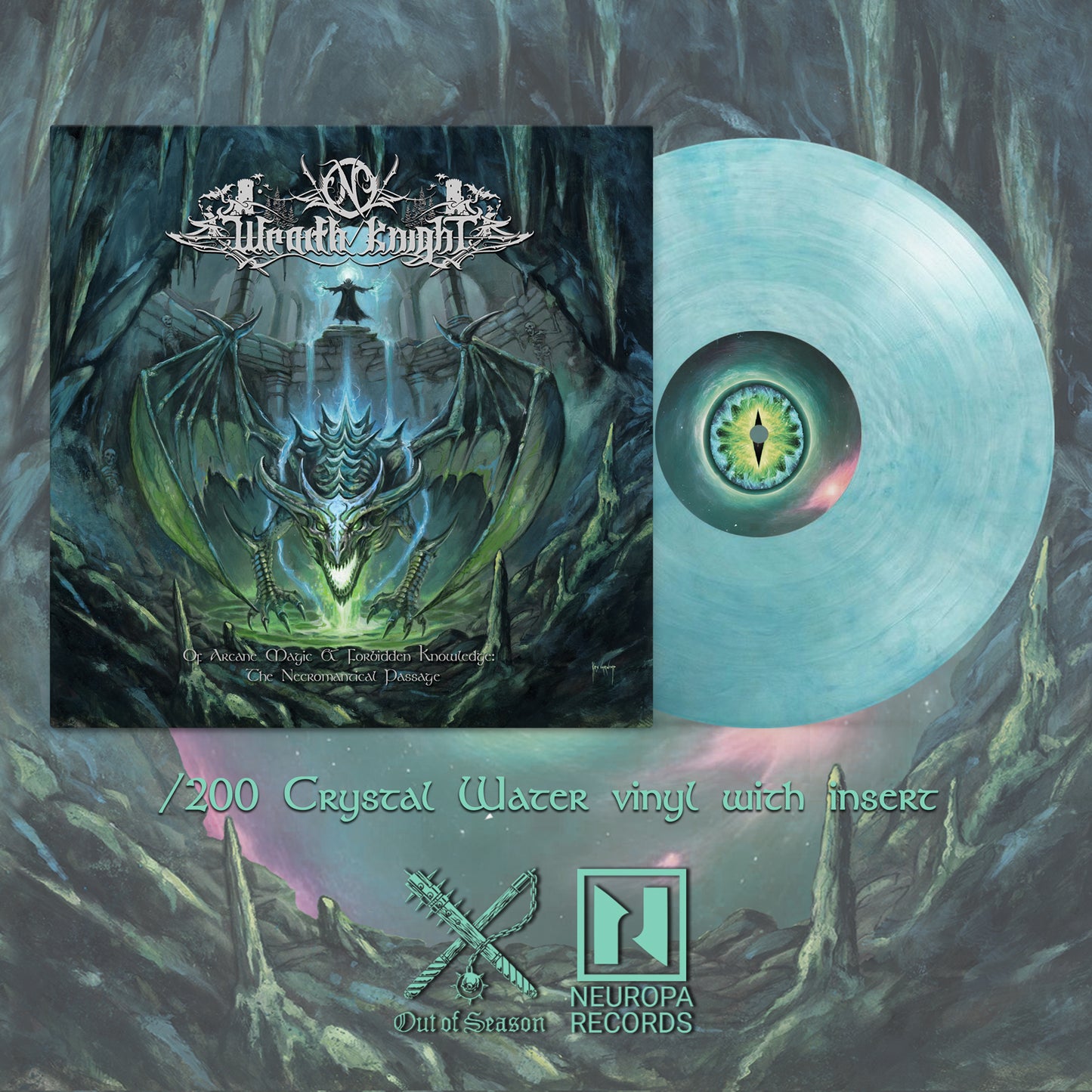 WRAITH KNIGHT "Of Arcane Magic..." Vinyl LP (2 color options, w/ insert) *Preorder*