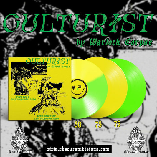CULTURIST [Warlock Corpse] "Dungeon Rave" vinyl LP (color, lim.200)