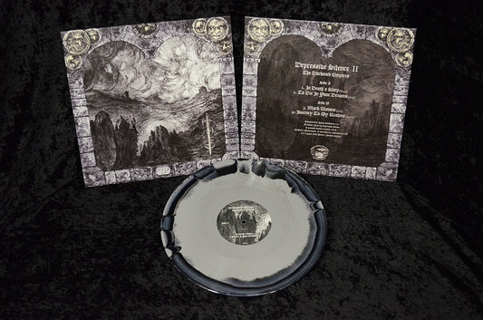 DEPRESSIVE SILENCE "II: The Darkened Empires"Vinyl LP (grey/black swirl, lim.199)