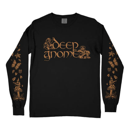DEEP GNOME Long Sleeve Shirt [2 color options: ORANGE or BLACK]