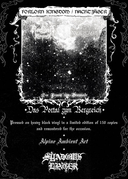 FORLORN KINGDOM / NACHTJÄGER "Das Portal zum Bergreich" Split vinyl LP (lim.150 w/insert)