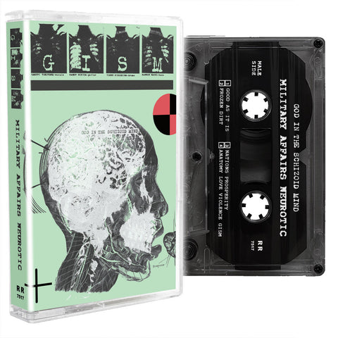 G.I.S.M. "Military Affairs Neurotic" Cassette Tape [Reissue]