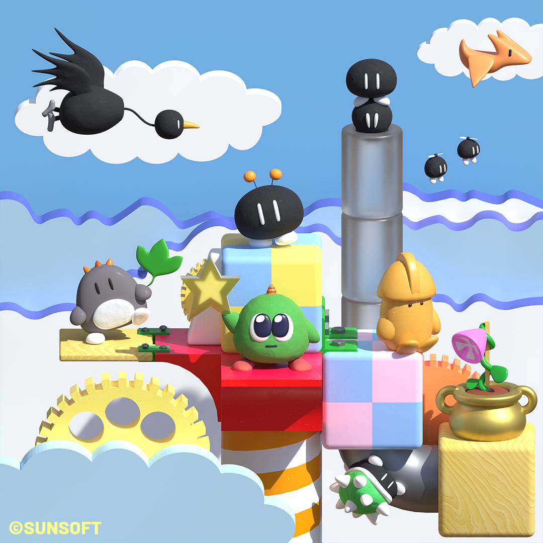 GIMMICK Video Game Soundtrack vinyl LP (color) [Masashi Kageyama]