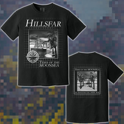HILLSFAR "Tides" 2-Sided T-Shirt (Tie-Dye, Black or Pepper) *PREORDER*