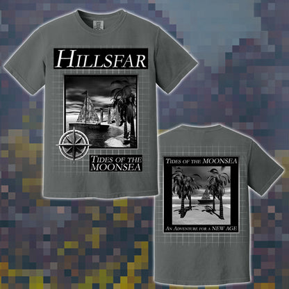HILLSFAR "Tides" 2-Sided T-Shirt (Tie-Dye, Black or Pepper) *PREORDER*
