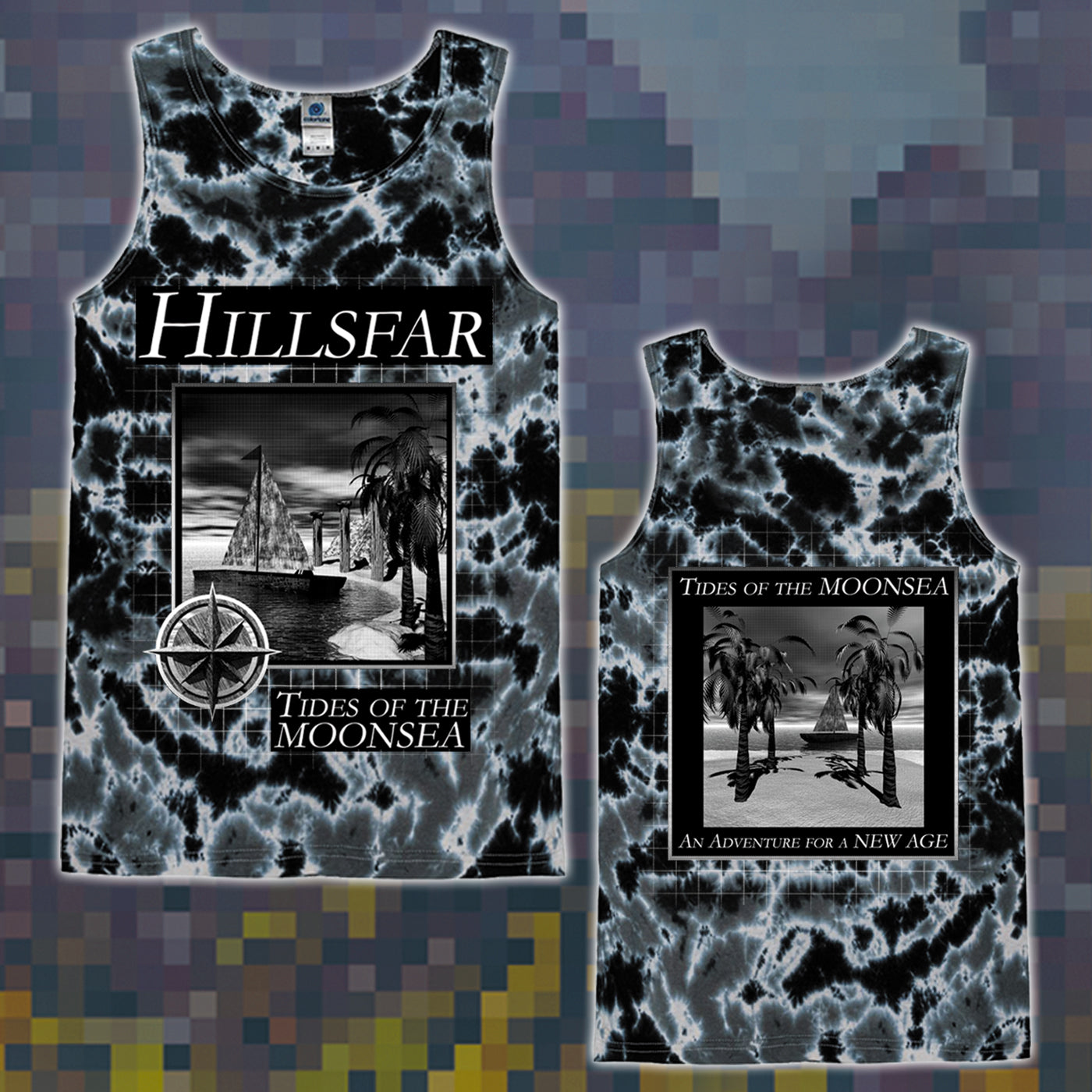 HILLSFAR "Tides" 2-Sided Tank Top (Tie-Dye) *PREORDER*