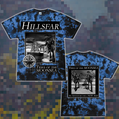 HILLSFAR "Tides" 2-Sided T-Shirt (Tie-Dye, Black or Pepper) *PREORDER*
