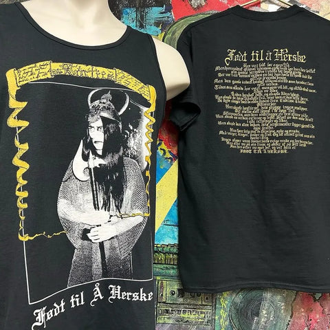 MORTIIS "Født - Scroll" [BLACK] - T-SHIRT or TANK TOP