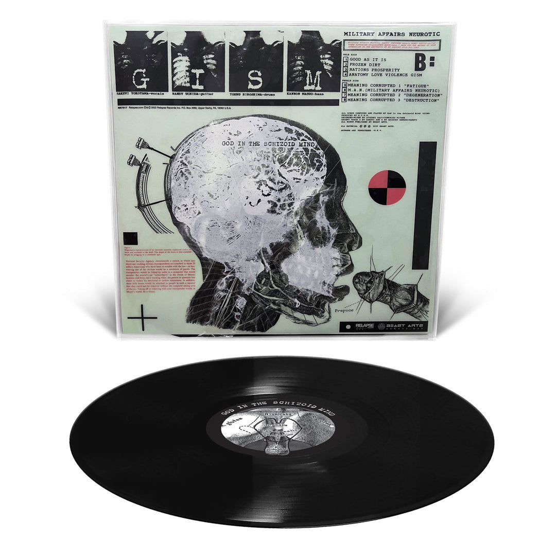GISM "Military Affairs Neurotic" vinyl LP (reissue)