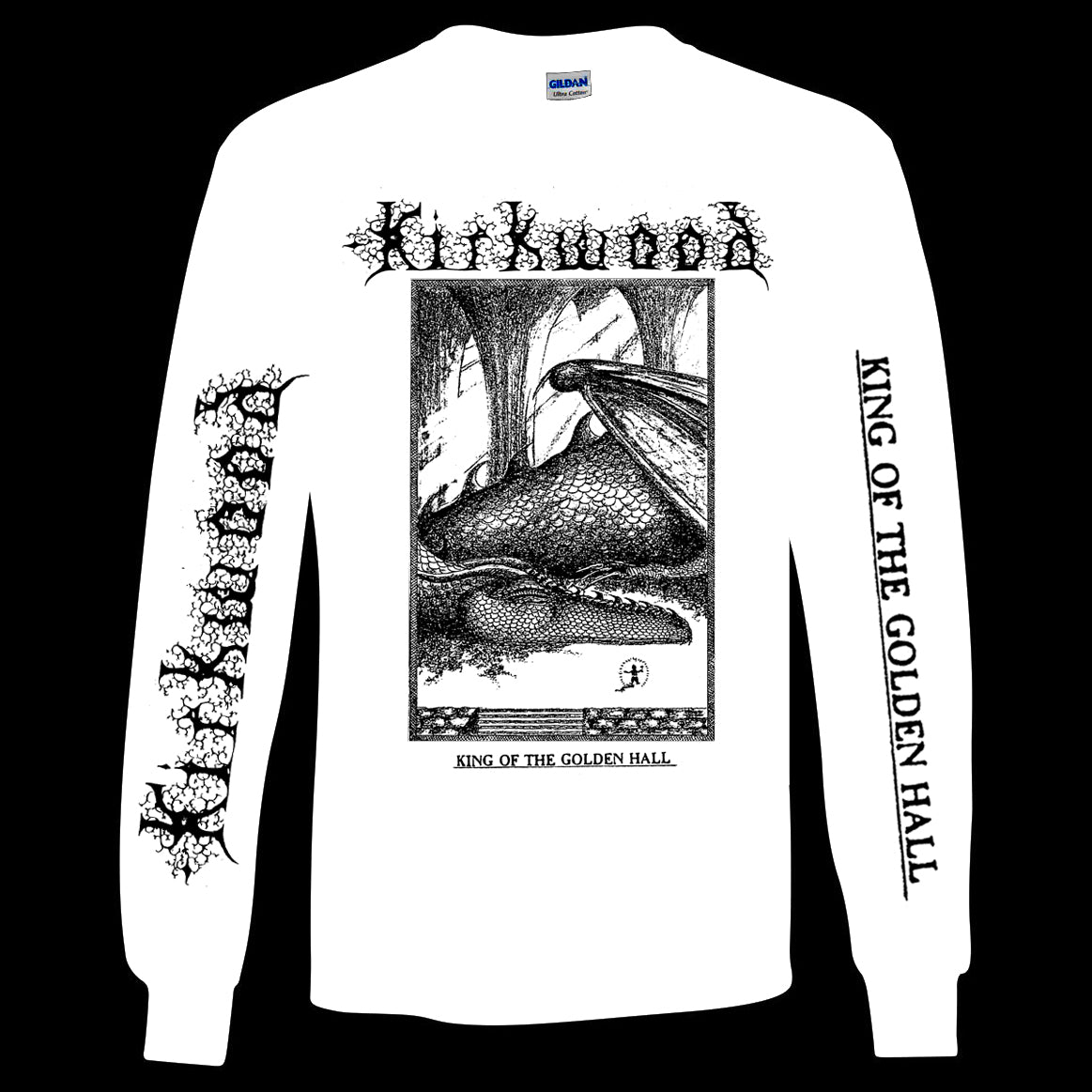 JIM KIRKWOOD "King of the Golden Hall" Long Sleeve Shirt [WHITE or BLACK]