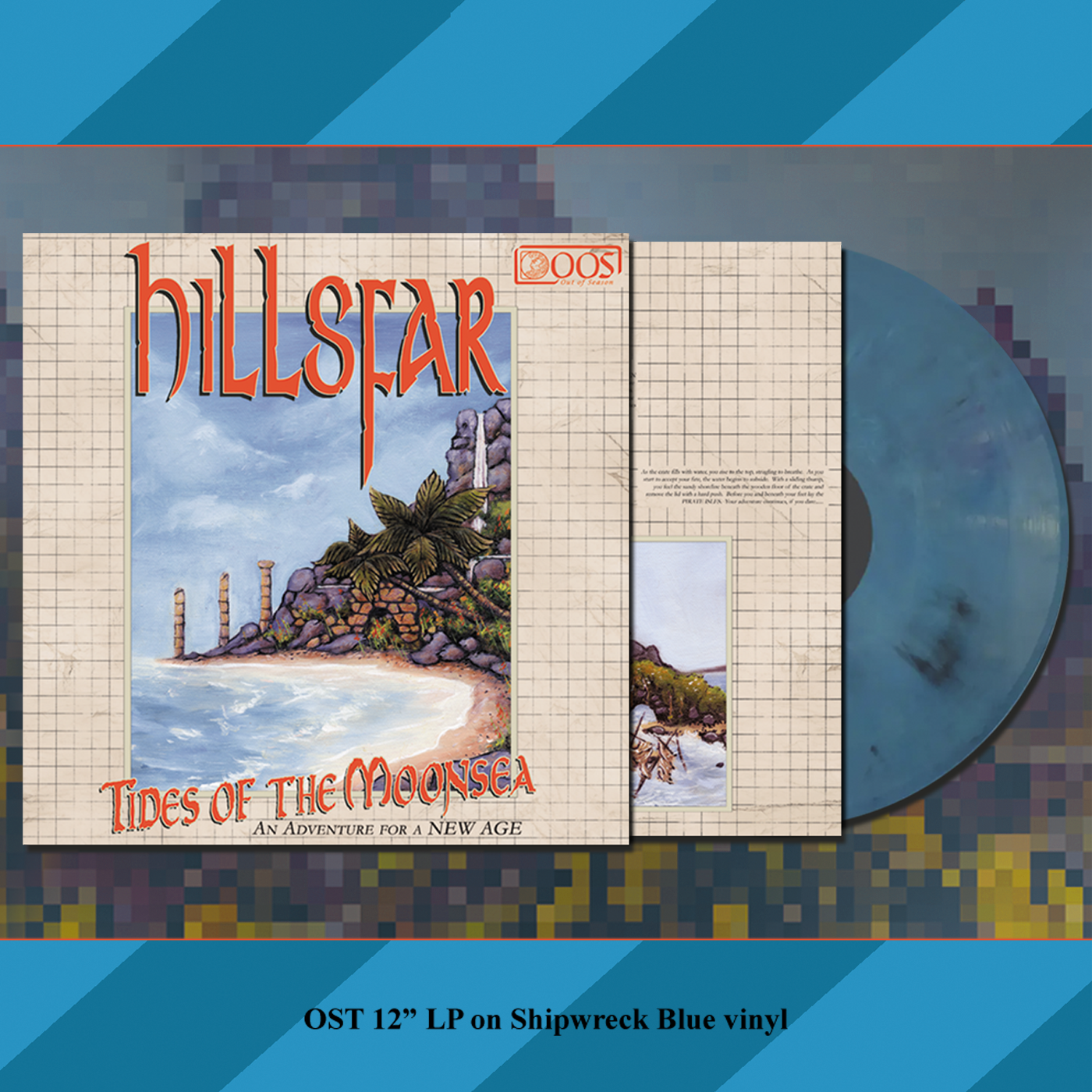 HILLSFAR "Tides of the Moonsea" vinyl LP (color, lim.200) *PREORDER*