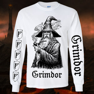 GRIMDOR "Tharkûn" 4-Sided Long Sleeve Shirt [White]
