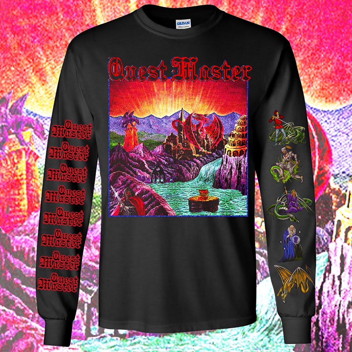 [SOLD OUT] QUEST MASTER "Twelve Collection" Long Sleeve Shirt [BLACK]