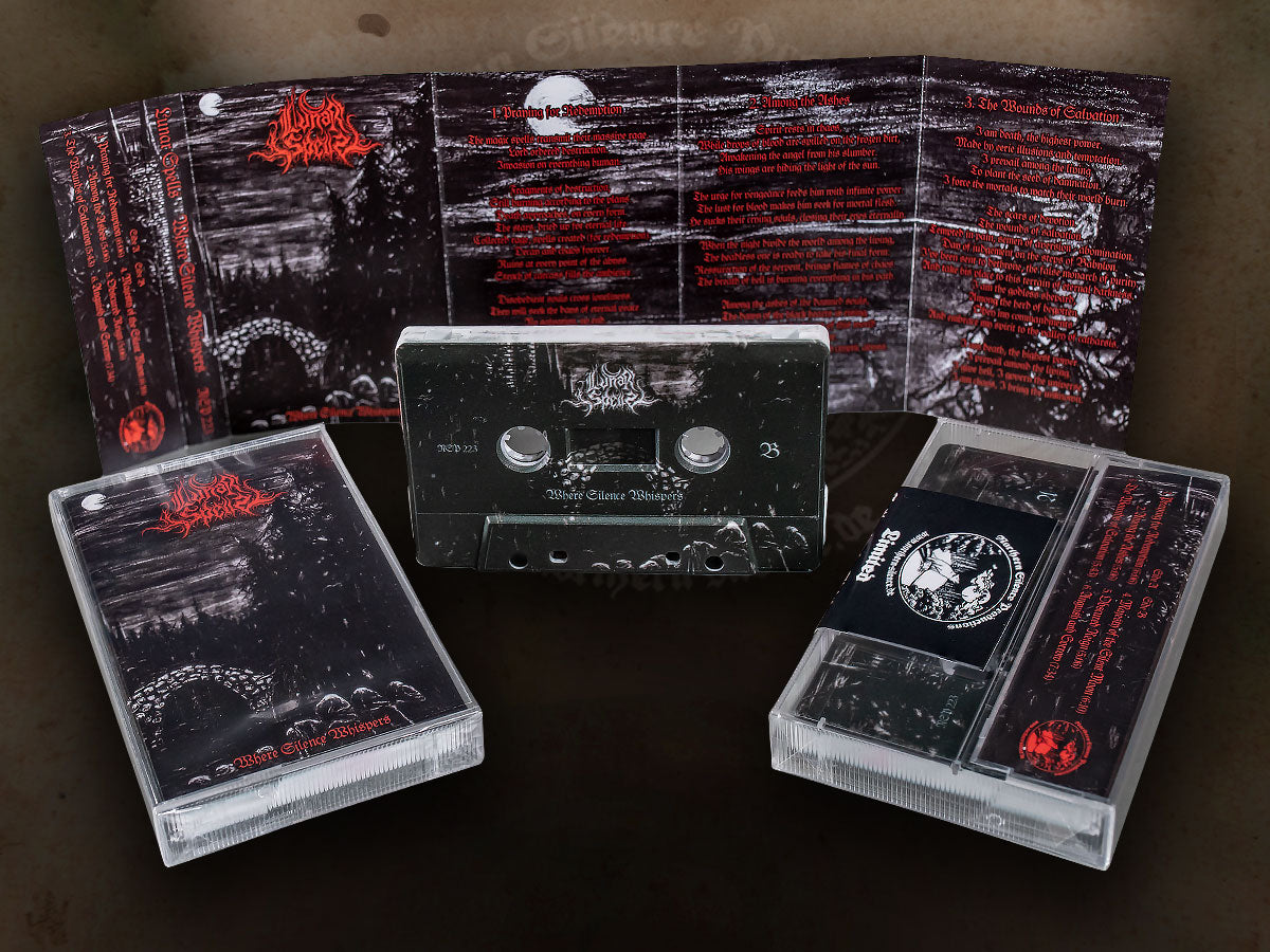 LUNAR SPELLS "Where Silence Whispers" Cassette Tape (UV print, lim.66)