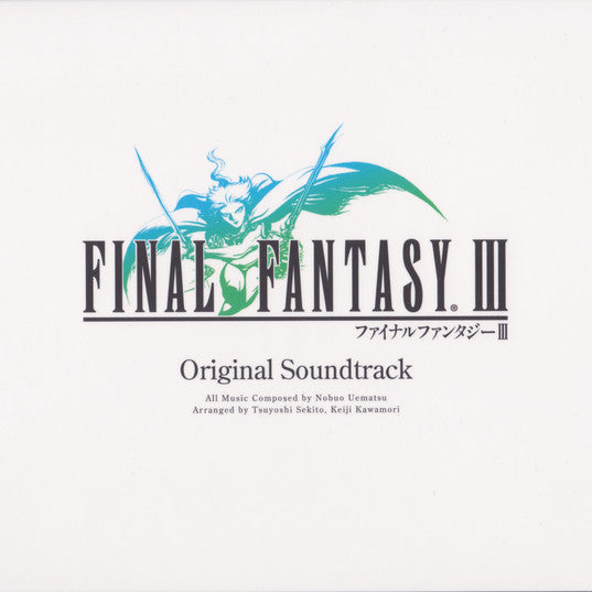 Final Fantasy III: Original Soundtrack by Nobuo Uematsu CD+DVD Set (digipak)
