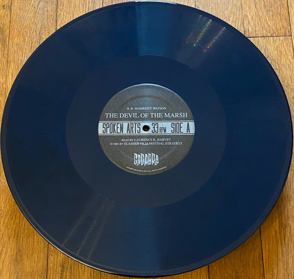 SLASHER FILM FESTIVAL STRATEGY / CHRIS BOZZONE "The Devil Of The Marsh & The Thing In The Copse" vinyl LP (color) [H. B. Marriott Watson, read by Laurence R Harvey]