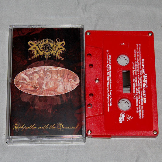 [SOLD OUT] XASTHUR "Telepathic With The Deceased" Cassette Tape
