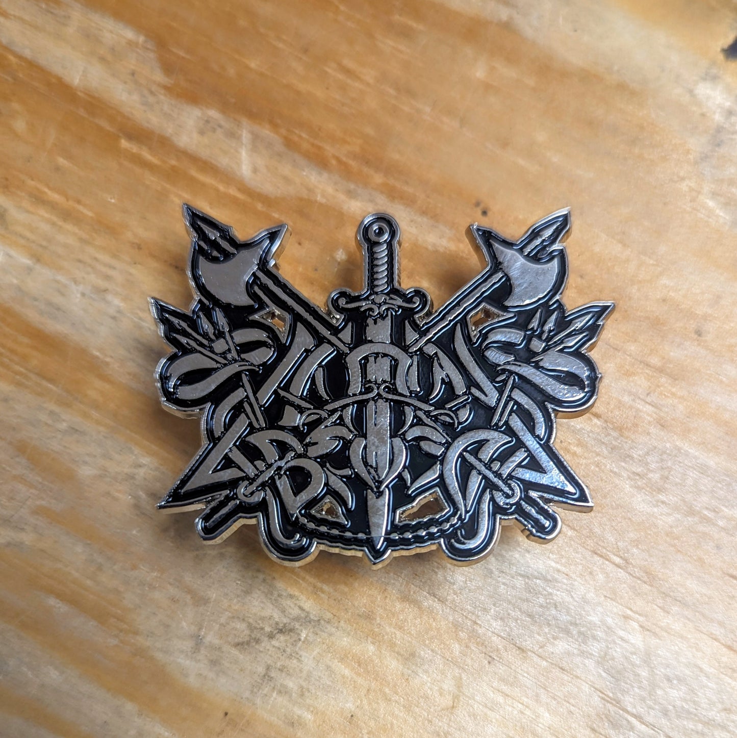[SOLD OUT] CALADAN BROOD Logo silver metal enamel pin