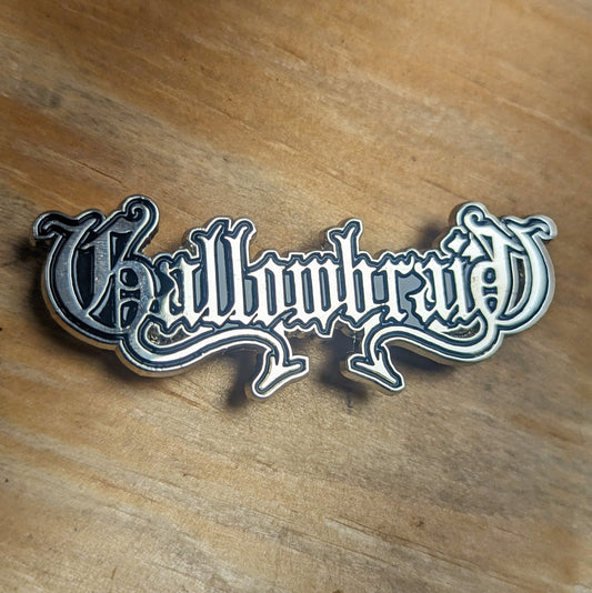 [SOLD OUT] GALLOWBRAID Logo silver metal enamel pin