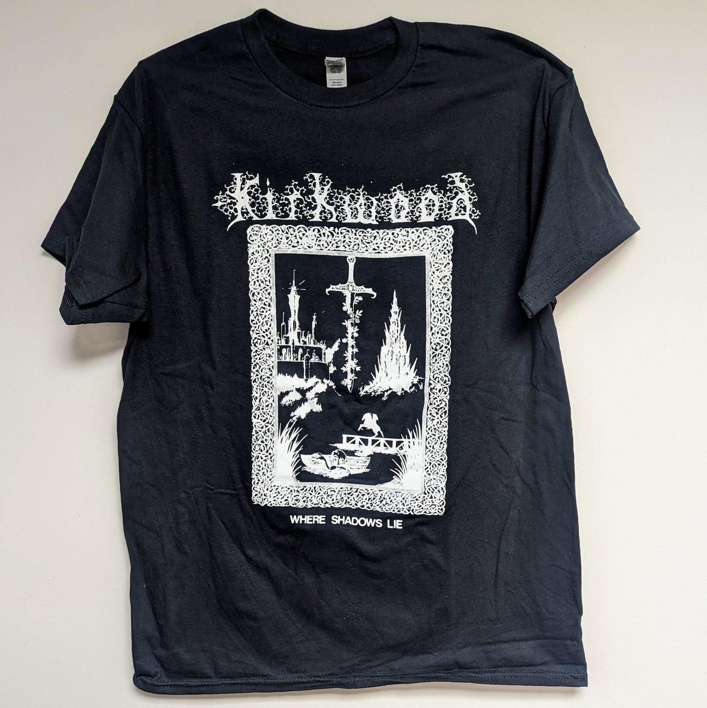 JIM KIRKWOOD "Where Shadows Lie" T-Shirt [WHITE or BLACK]