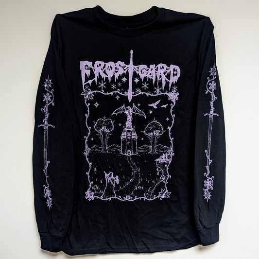 FROSTGARD "Dark Elven Dungeon Synth" 4-Sided Long Sleeve Shirt [BLACK]