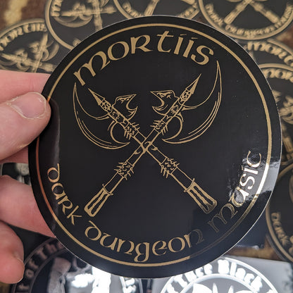 MORTIIS Gold+Silver Sticker Pack (1 set for $2, 3 sets for $5)
