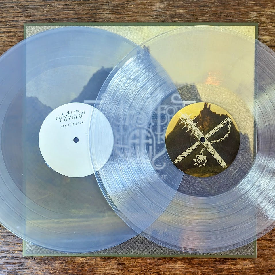 SEQUESTERED KEEP "Wandering Far" DELUXE vinyl LP (lim.100, numbered w/ bonus 12", clear w/insert)